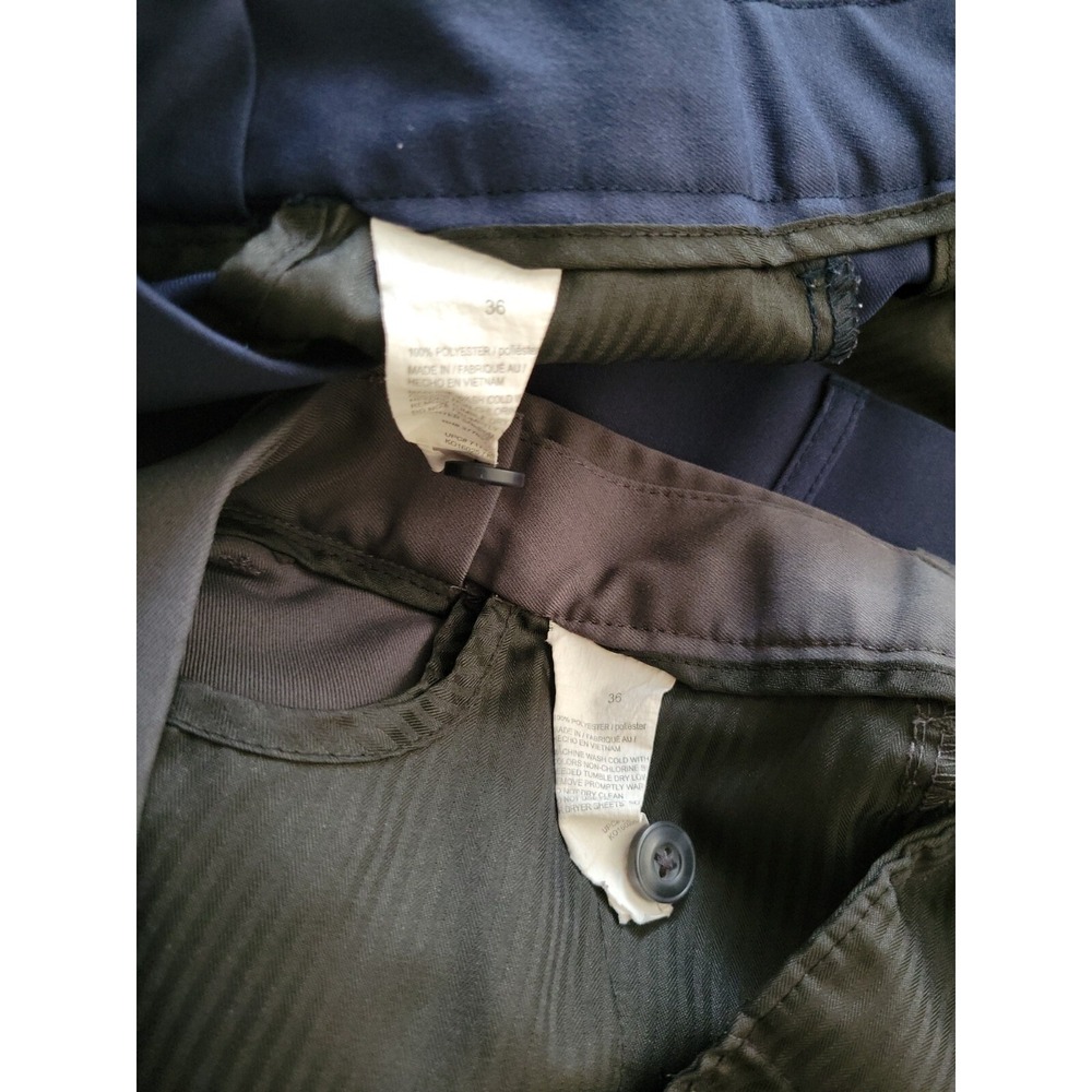 Lot of 2 Grand Slam Golf Chino Shorts Mens Size 36 Blue Gray Flat Front Casual - Picture 9 of 9